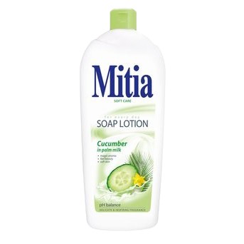 Mitia 1l tek.mýdlo Cucumber NN | Toaletní mycí prostředky - Tekutá mýdla - Bez dávkovače Mitia 1l tek.mýdlo Cucumber NN | Toaletní mycí prostředky - Tekutá mýdla - Bez dávkovače